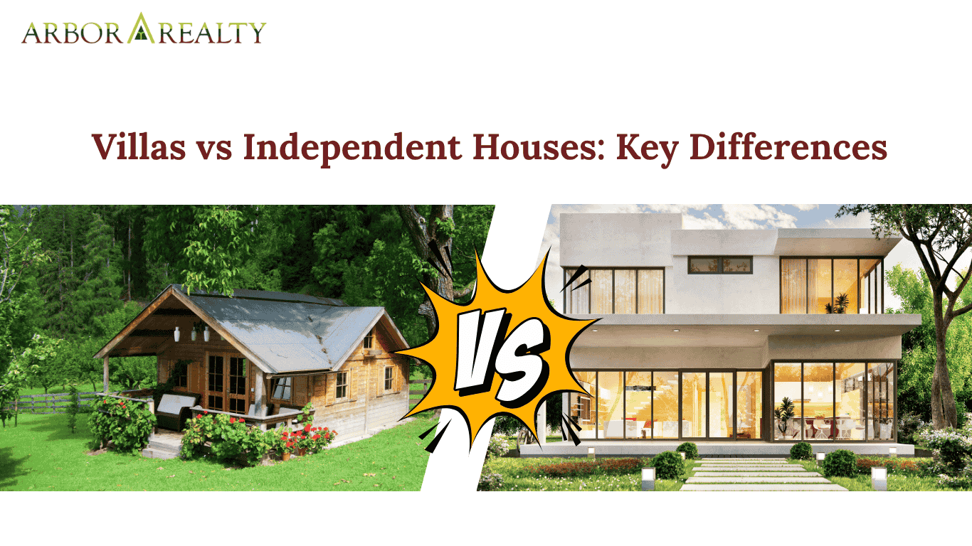 Difference Between Villas and Independent Houses