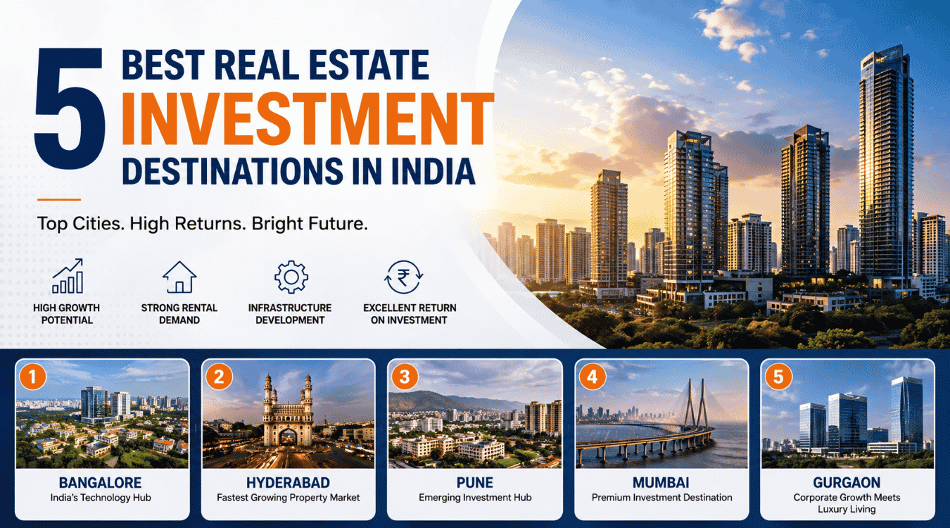 5 Best Real Estate Investment Destinations in India